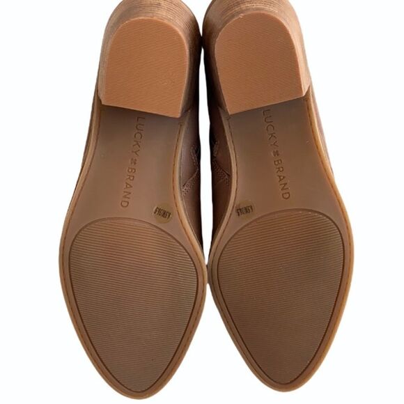 NWOT Lucky Brand leather ankle boots - Picture 8 of 8